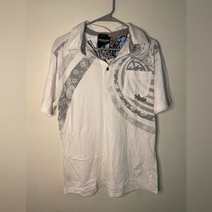 Y2k affliction polo shirts